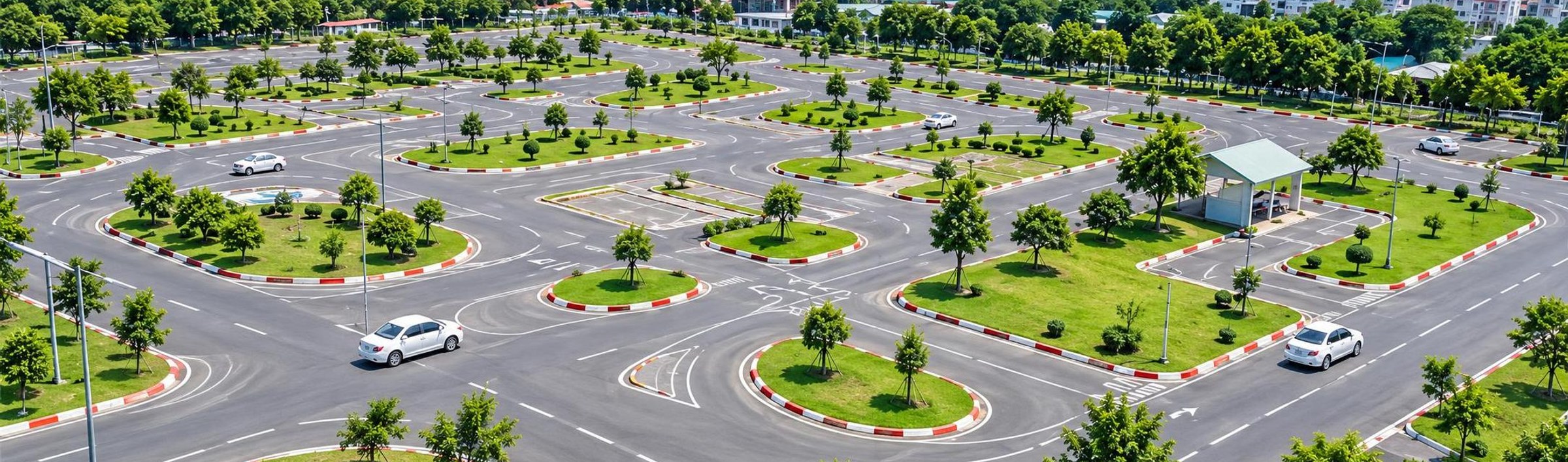 Sân tập sát hạch lái xe