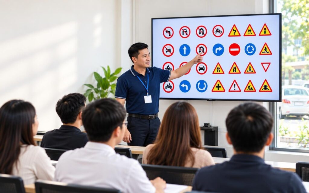 Ghi nhớ biển báo để lái xe an toàn