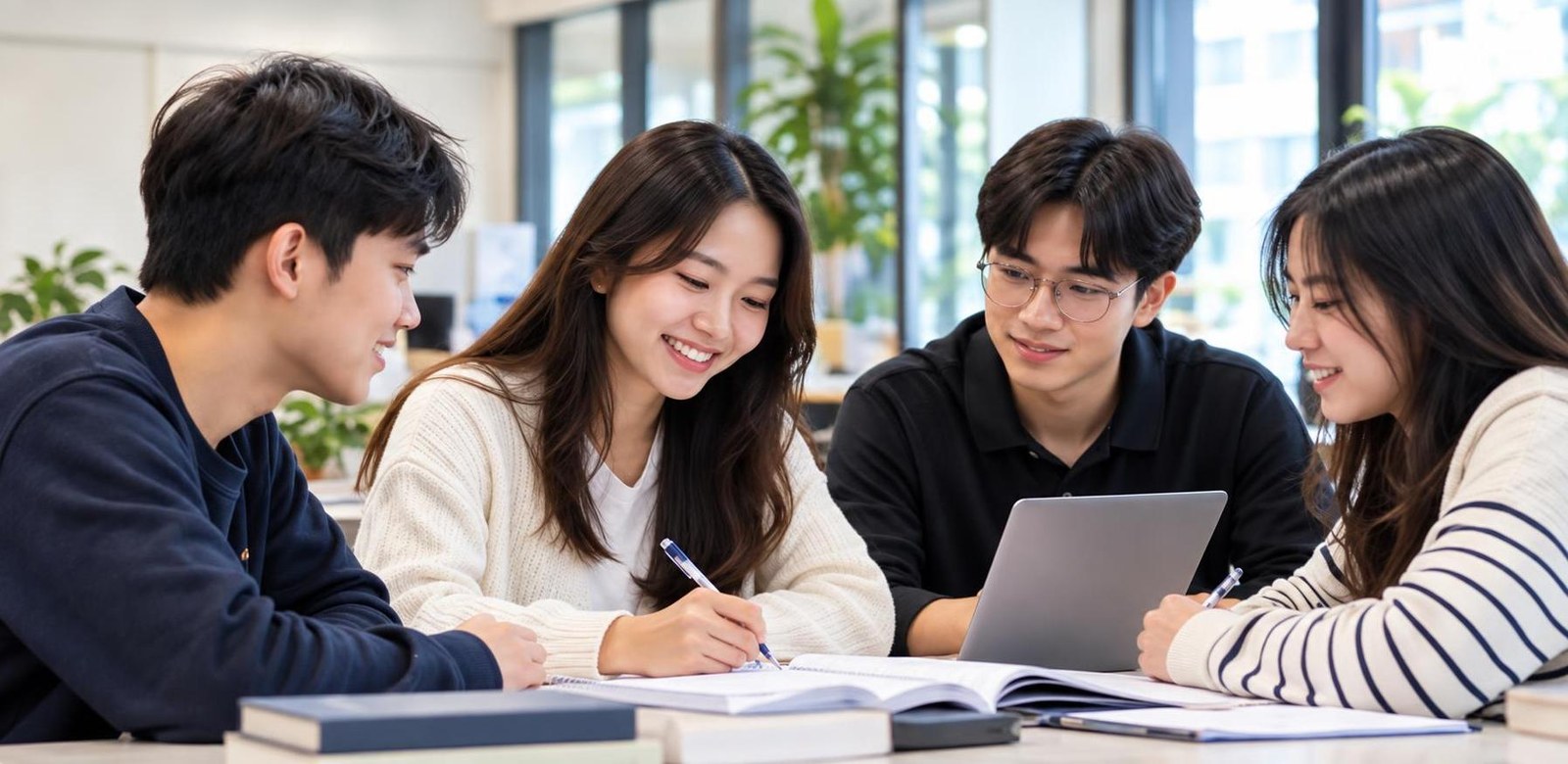 Học viên Cầu Nối Đức cùng học tập