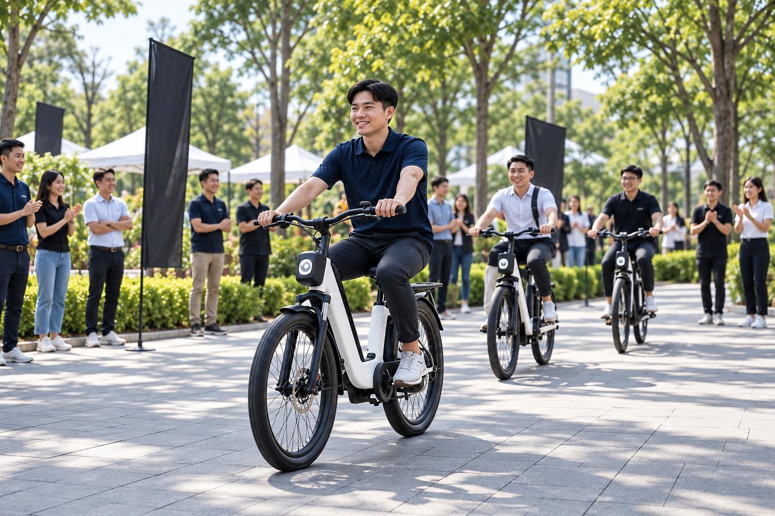 Khách mời trải nghiệm lái thử