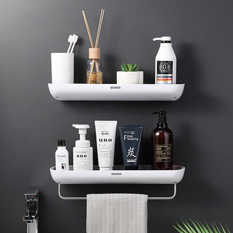 Kệ để mỹ phẩm chai lọ trong nhà tắm