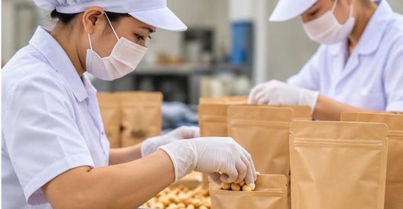Đóng gói hạt điều