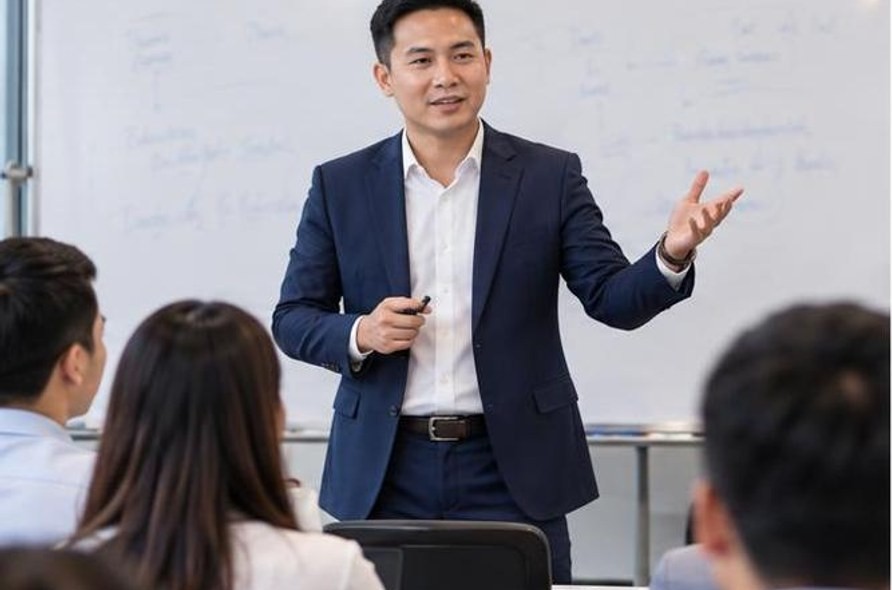 Buổi học thực hành kỹ năng nói trước công chúng