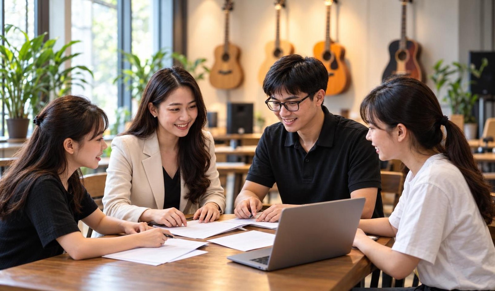 Ban quản lý và cố vấn Âm Nhạc Nốt Vàng