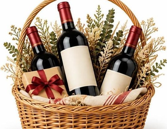 Giỏ quà rượu và phụ kiện