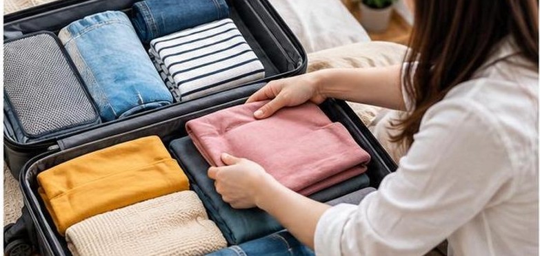 Cách sắp xếp hành lý gọn nhẹ
