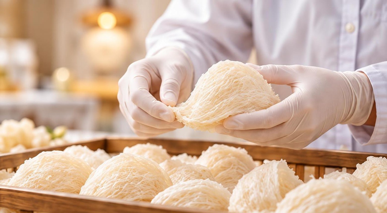 Sơ chế tổ yến
