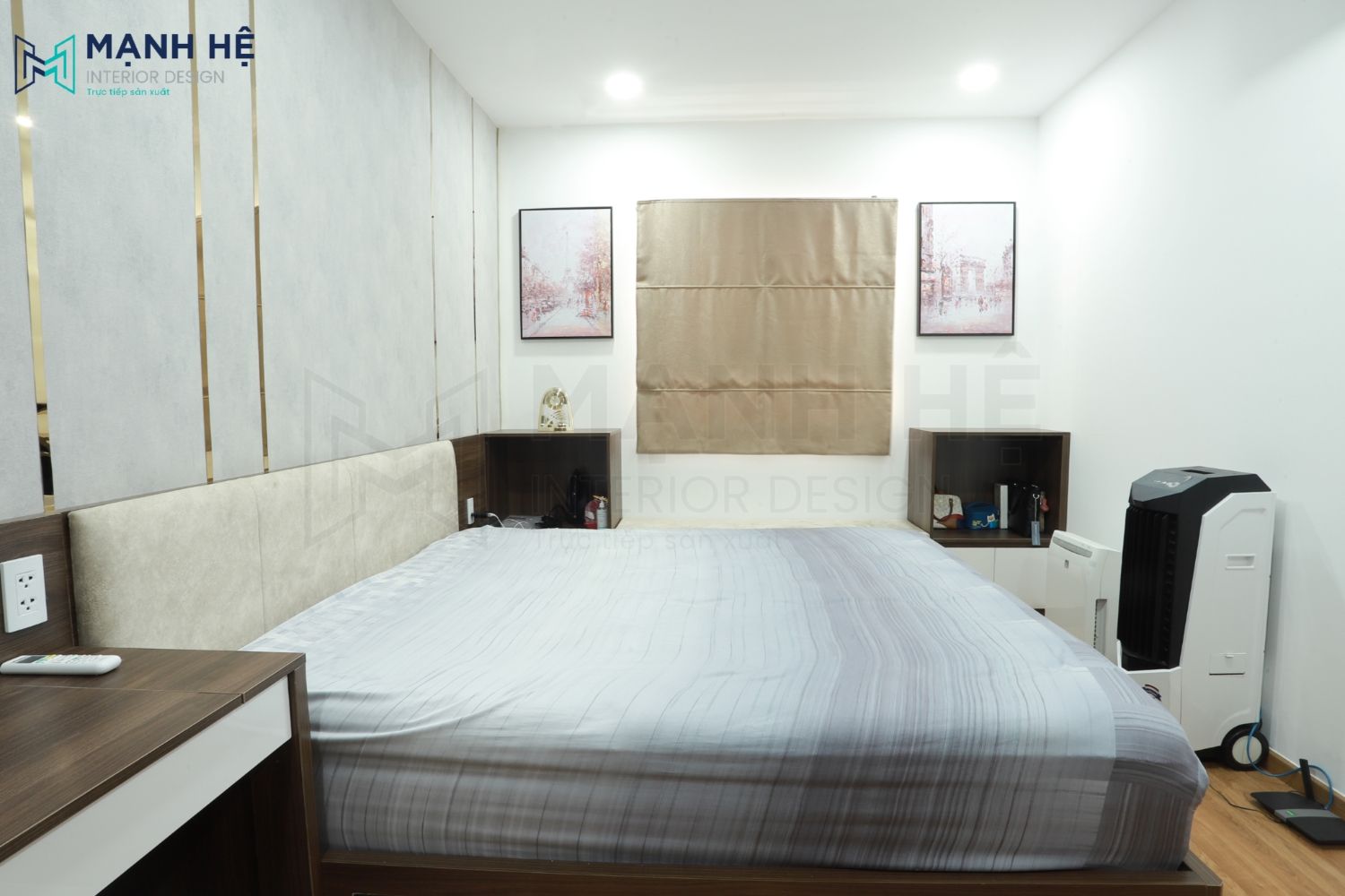 Tổng thể không gian nội thất phòng ngủ