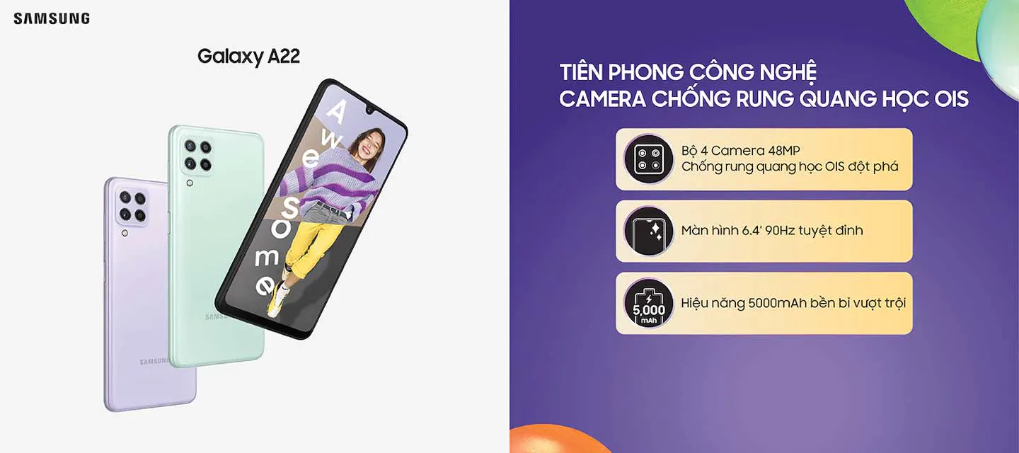 Samsung galaxy A22 