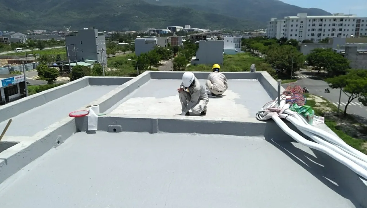 Chống thấm sàn mái, wc, ban công