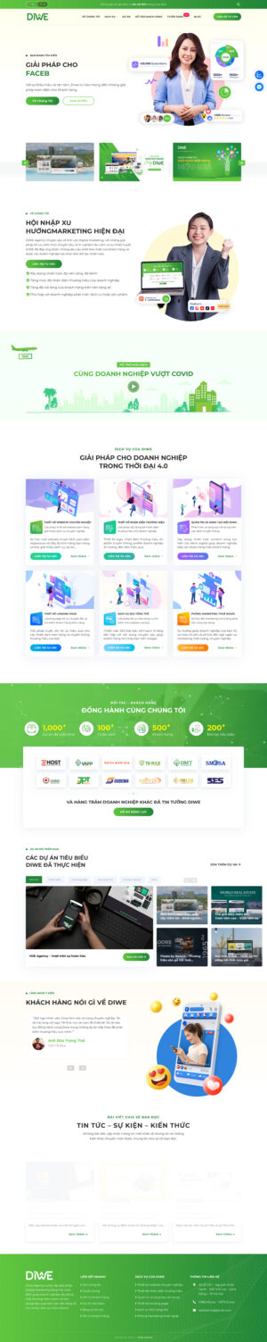 Theme WordPress Website Agency Marketing Diwe