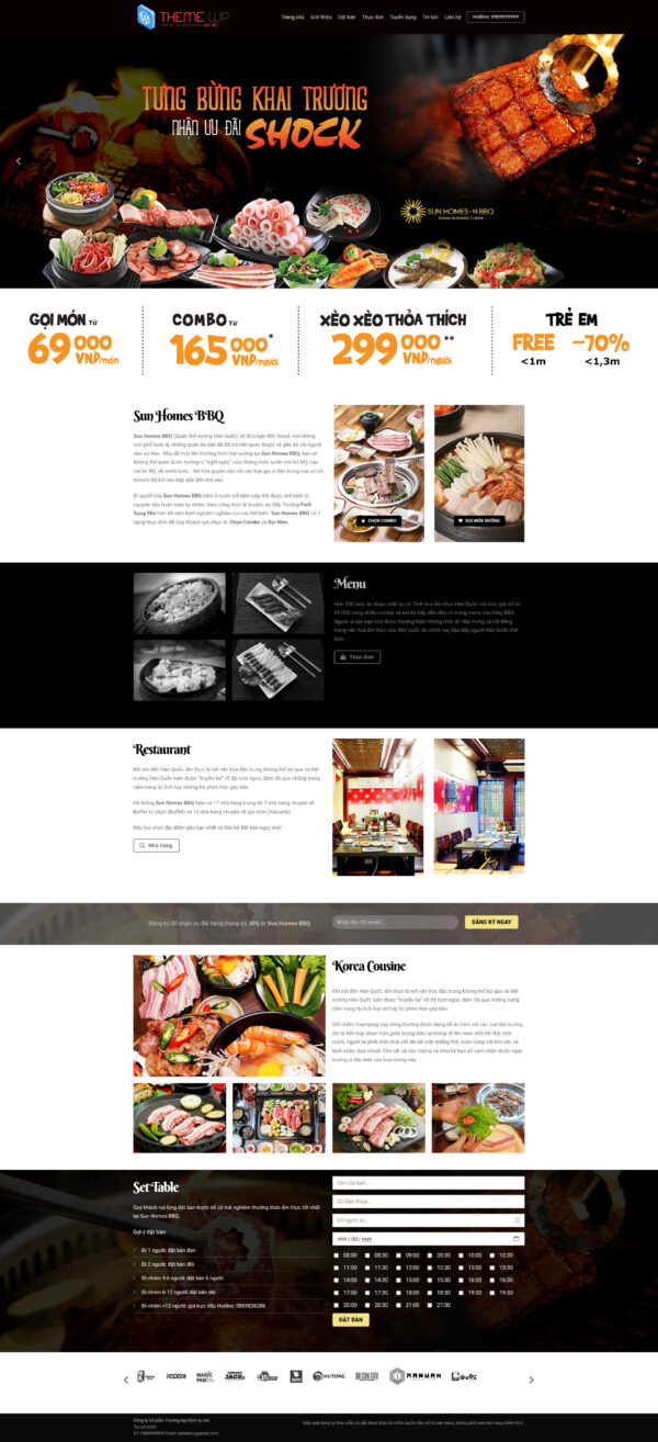Theme WordPress Website BBQ