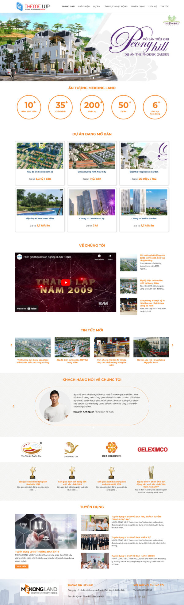 Theme WordPress Website Bất Động Sản 18