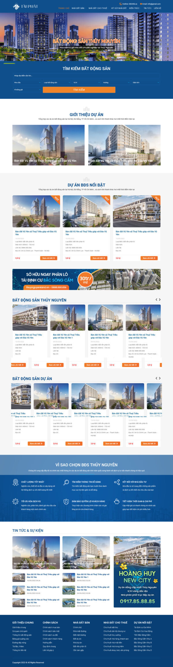 Theme WordPress Website Bất Động Sản 30