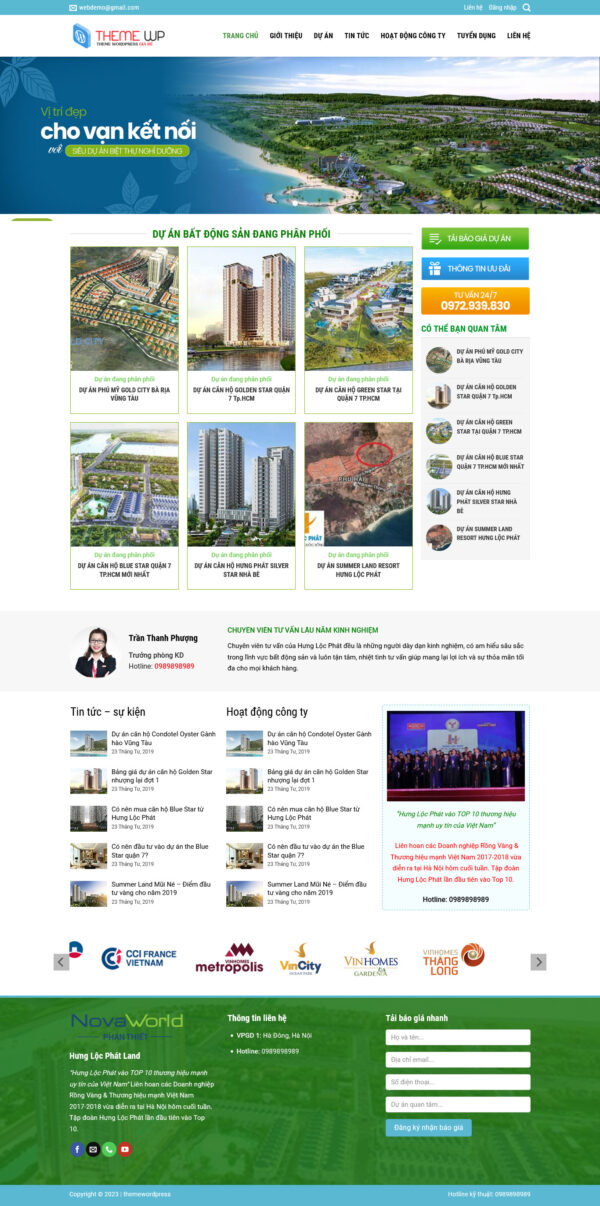 Theme WordPress Website Bất Động Sản 8