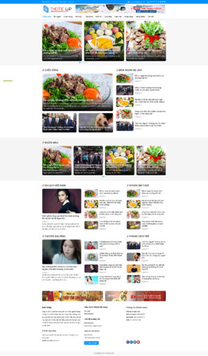 Theme WordPress Website Blog Du Lịch