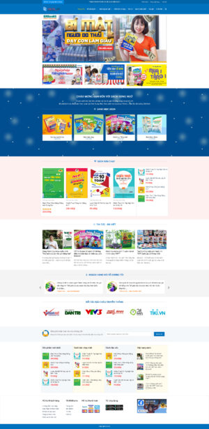 Theme WordPress Website Cửa Hàng Sách