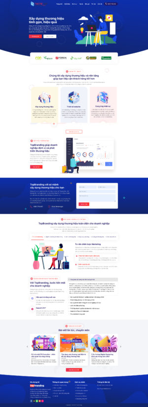 Theme WordPress Website Thương Hiệu