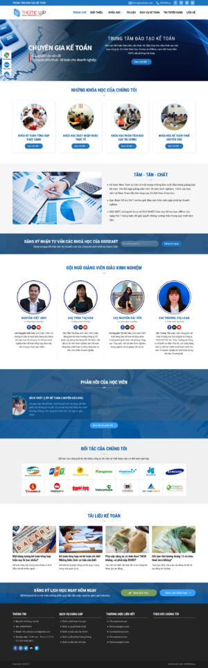 Theme WordPress Website Kế Toán 2