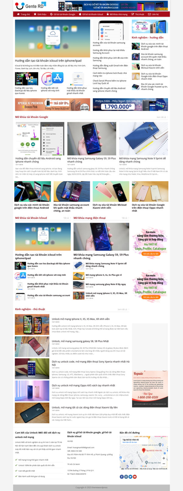 Theme WordPress Website Tin tức Công Nghệ