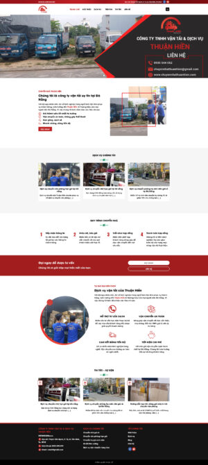 Theme WordPress Website Chuyển Nhà