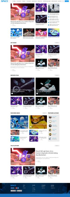 Theme WordPress Website Tiền Điện Tử Coin