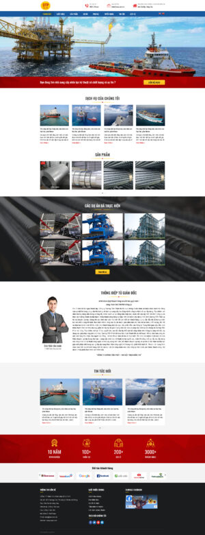 Theme WordPress Website Công Ty 5