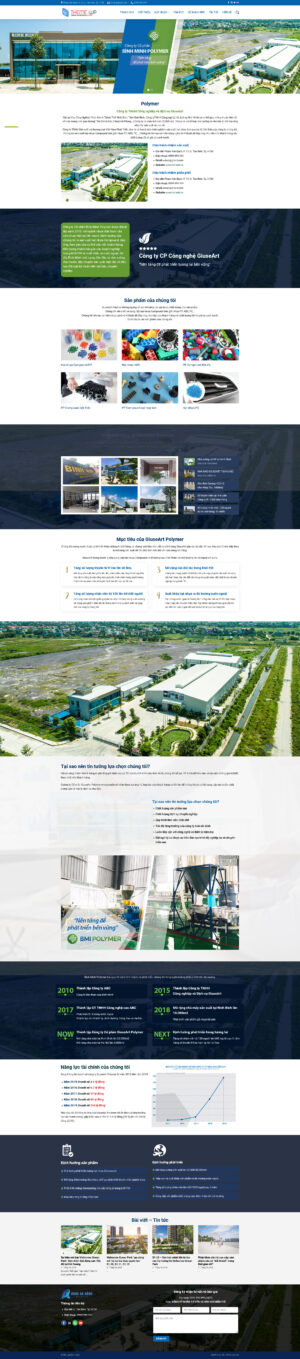 Theme WordPress Website Công Ty Nhựa