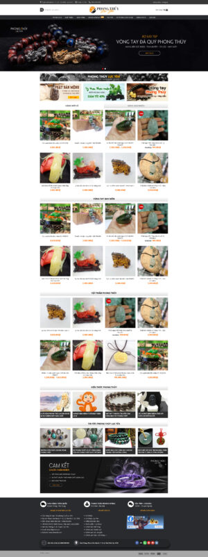 Theme WordPress Website Đá Quý 2