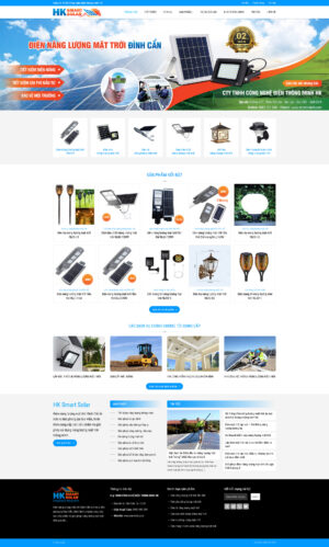 Theme WordPress Website Đèn Led