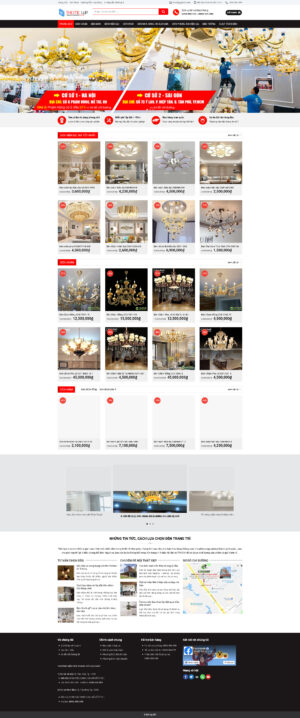 Theme WordPress Website Đèn Led 2