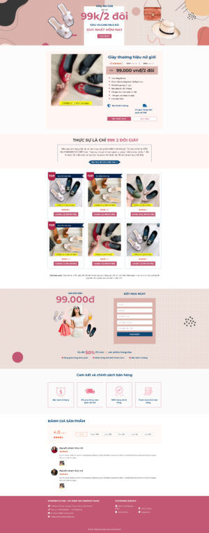 Theme WordPress Website Dép