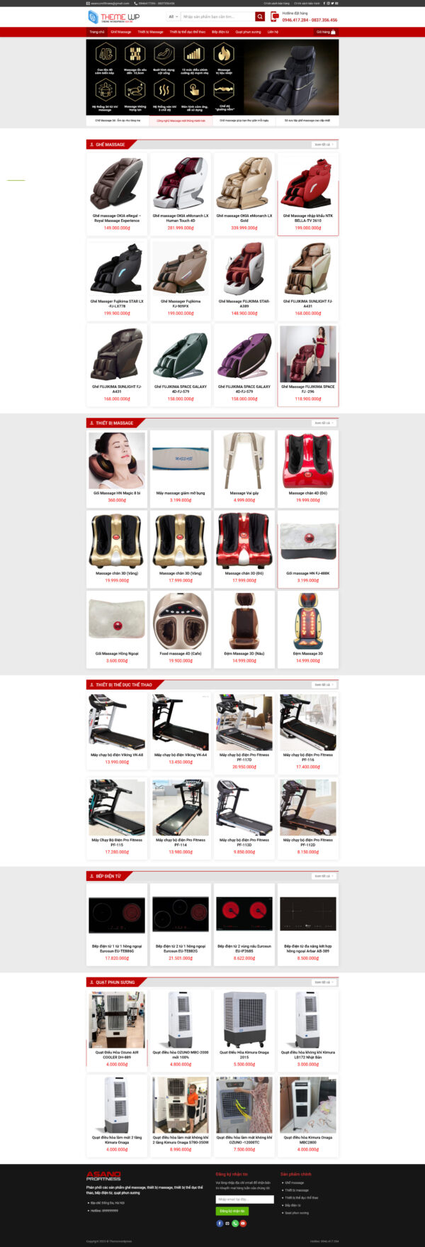 Theme WordPress Website Điện Máy 3