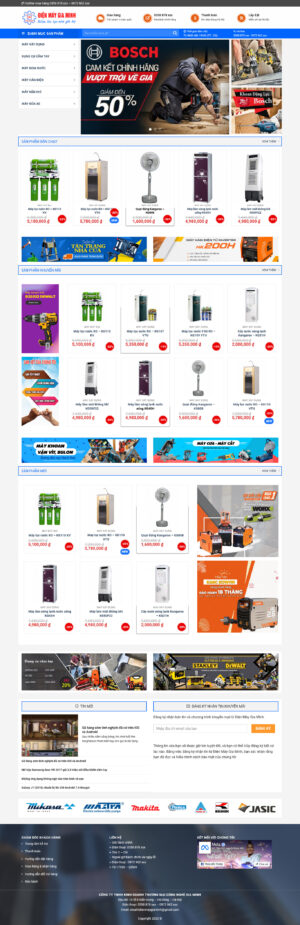 Theme WordPress Website Điện Máy 6