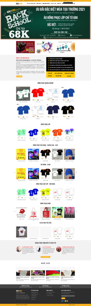 Theme WordPress Website Đồng Phục 2