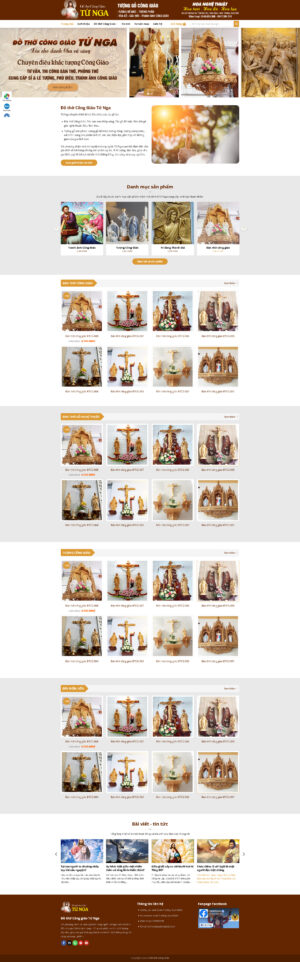Theme WordPress Website Đồ Thờ
