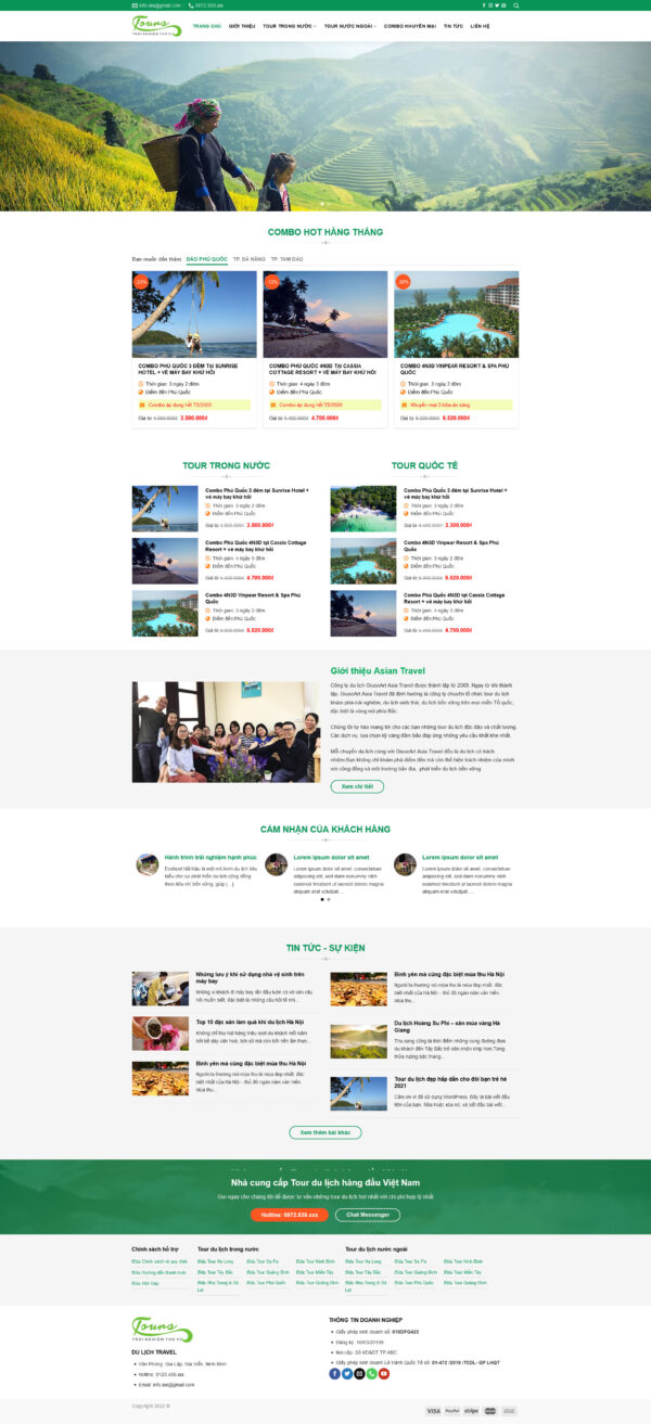 Theme WordPress Website Du Lịch 12