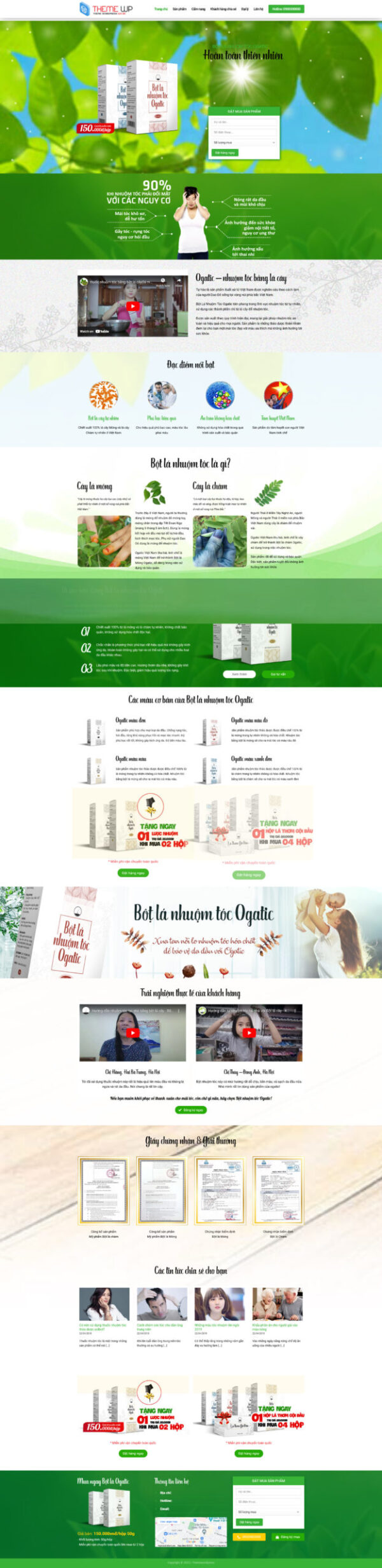 Theme WordPress Website Dược Phẩm 3