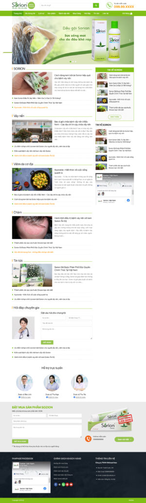 Theme WordPress Website Dược Phẩm 4