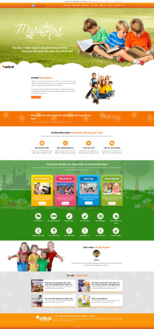 Theme WordPress Website Giáo Dục