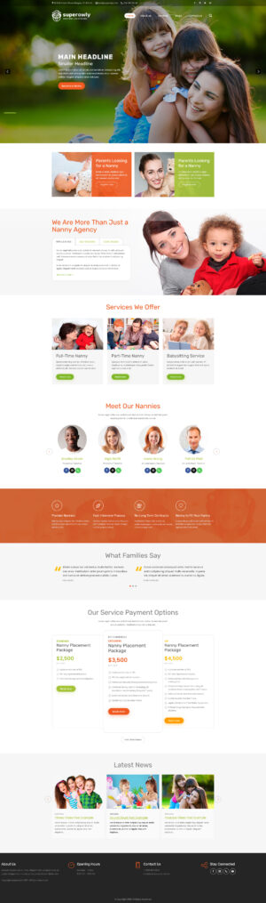 Theme WordPress Website Giáo Dục 1
