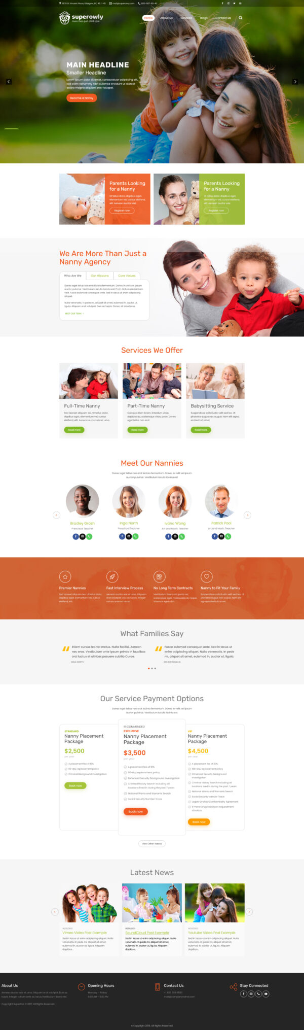 Theme WordPress Website Giáo Dục 1