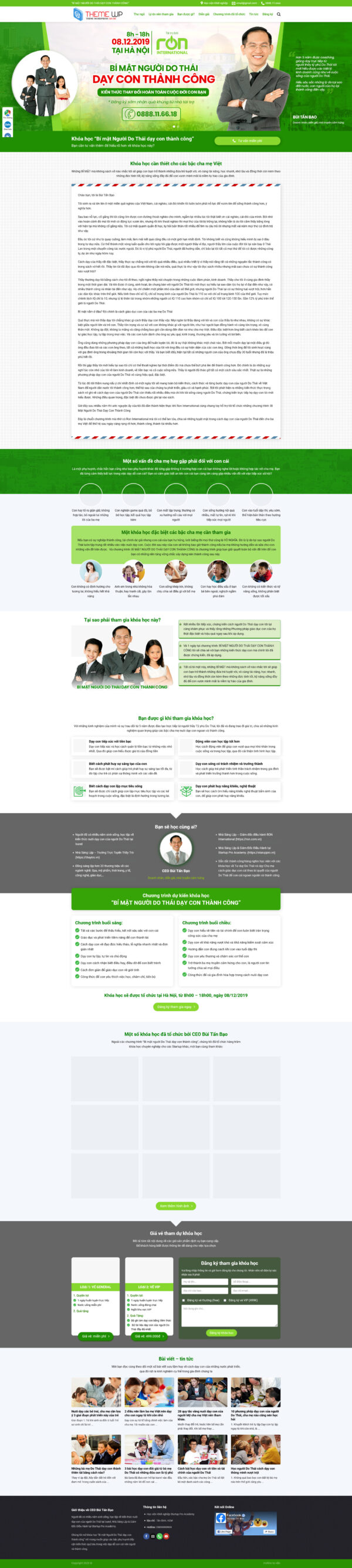 Theme WordPress Website Giáo Dục 11