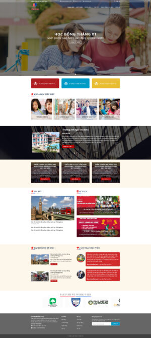 Theme WordPress Website Giáo Dục 6