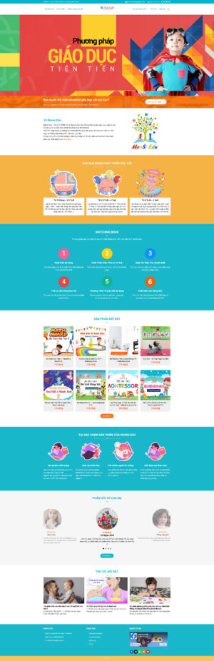 Theme WordPress Website Giáo Dục 7