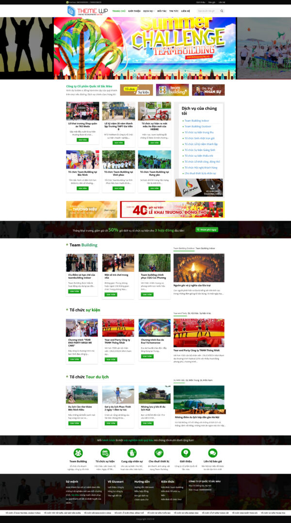 Theme WordPress Website Event 3