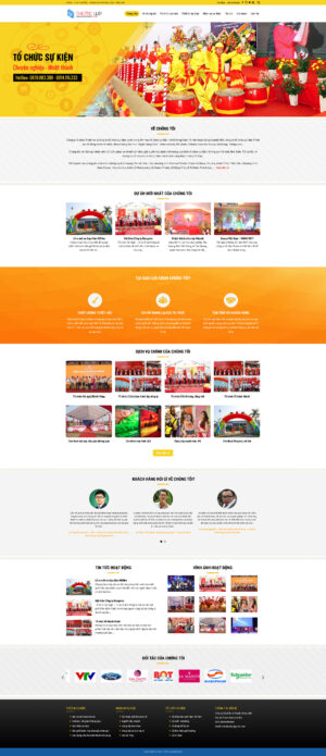 Theme WordPress Website Event 6