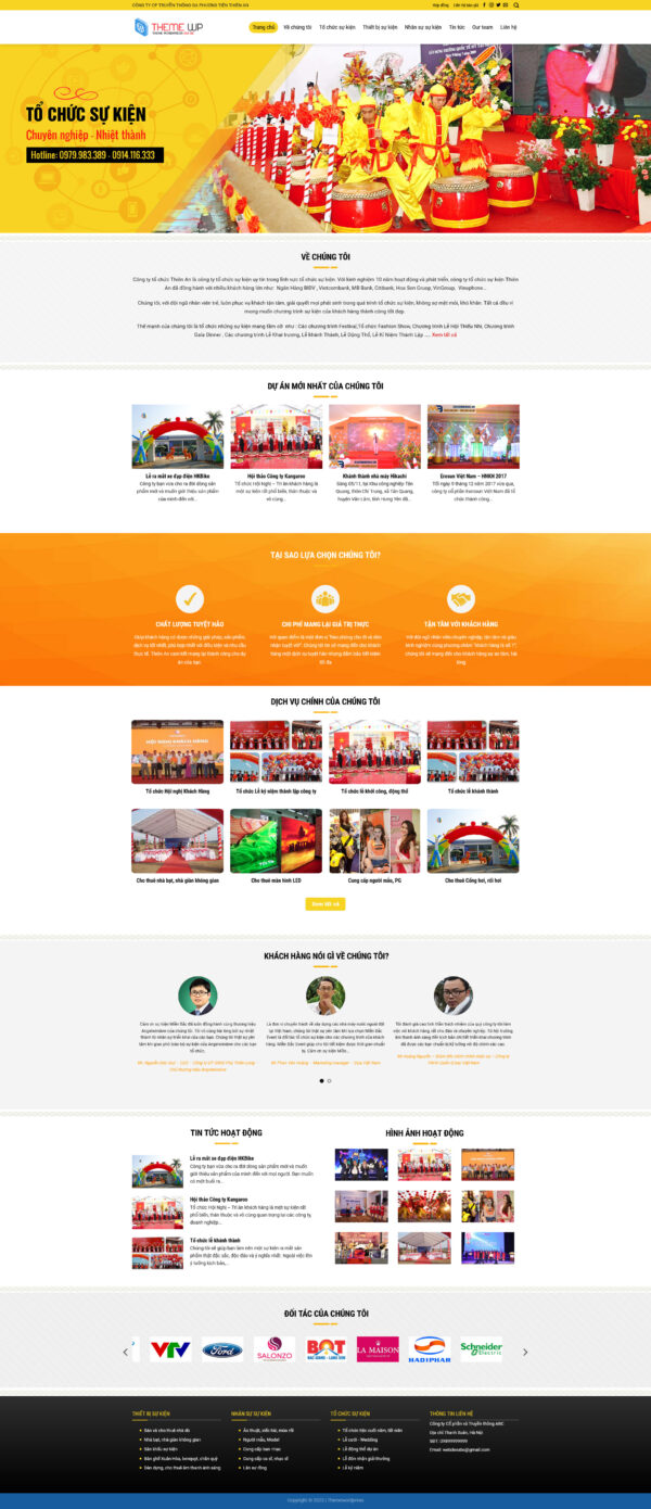 Theme WordPress Website Event 6