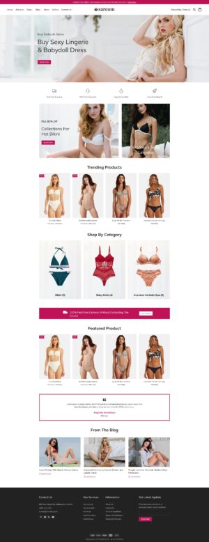 Theme WordPress Website Fashion