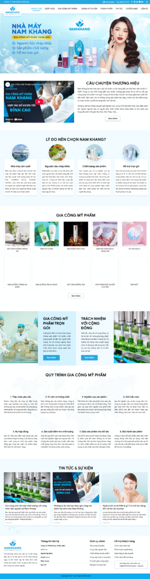 Theme WordPress Website Gia Công
